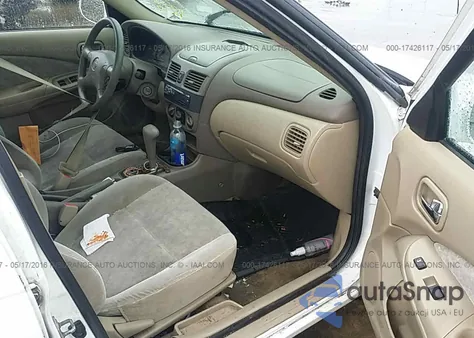 2001 Nissan Sentra Xe/Gxe z USA, uszkodzony, nr VIN 3N1CB51D31L496652